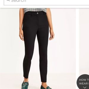 Loft Black Size 14 Sutton Dress Pants.  Black.